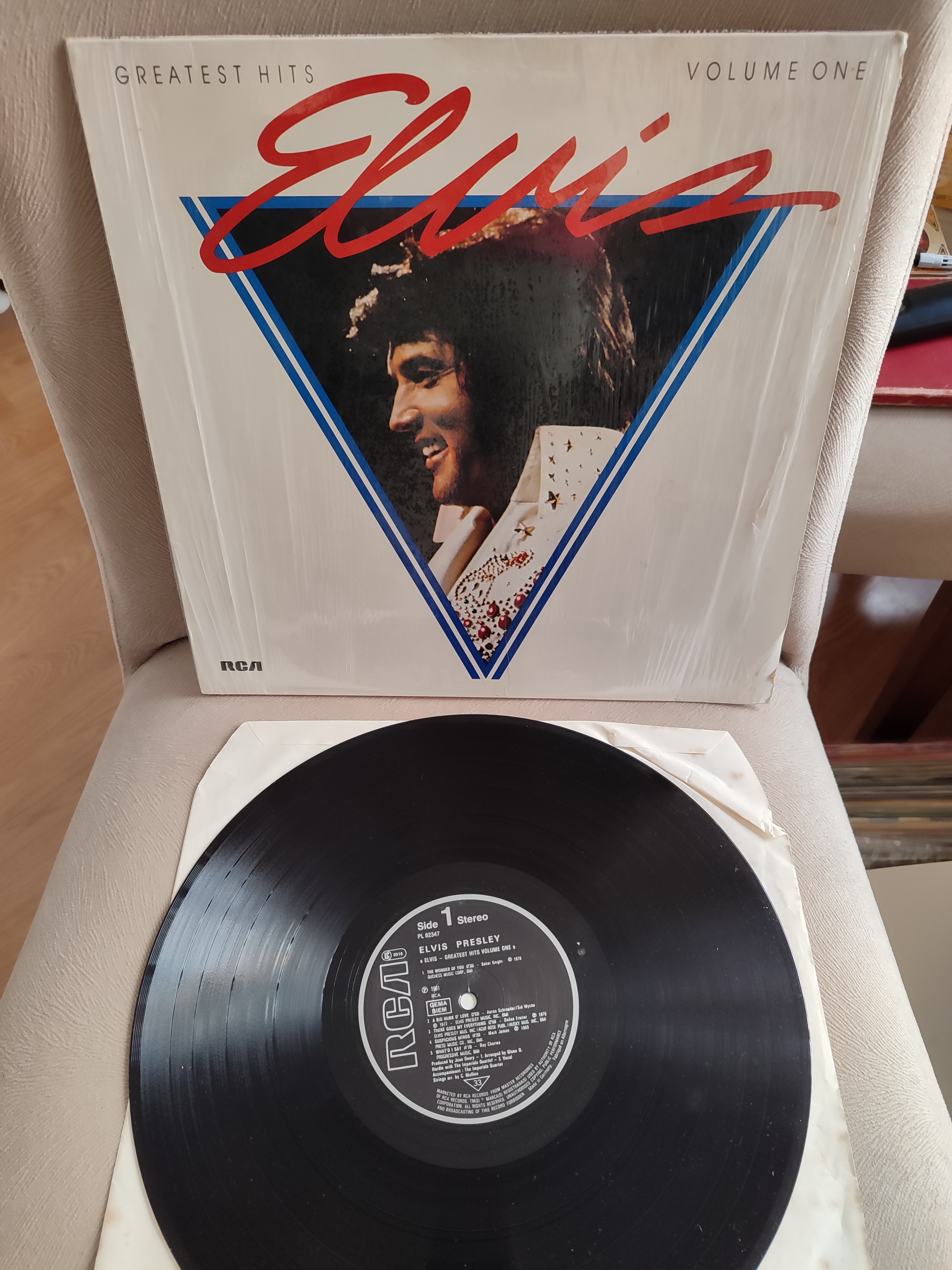 ELVIS PRESLEY - Greatest Hits Volume One - Almanya 1983 Basım Albüm - 33 lük LP Plak 2. el