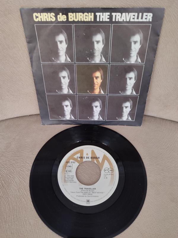 CHRIS DE BURGH - THE TRAVELLER - 1982 Almanya Basım 45 LİK PLAK 2. EL