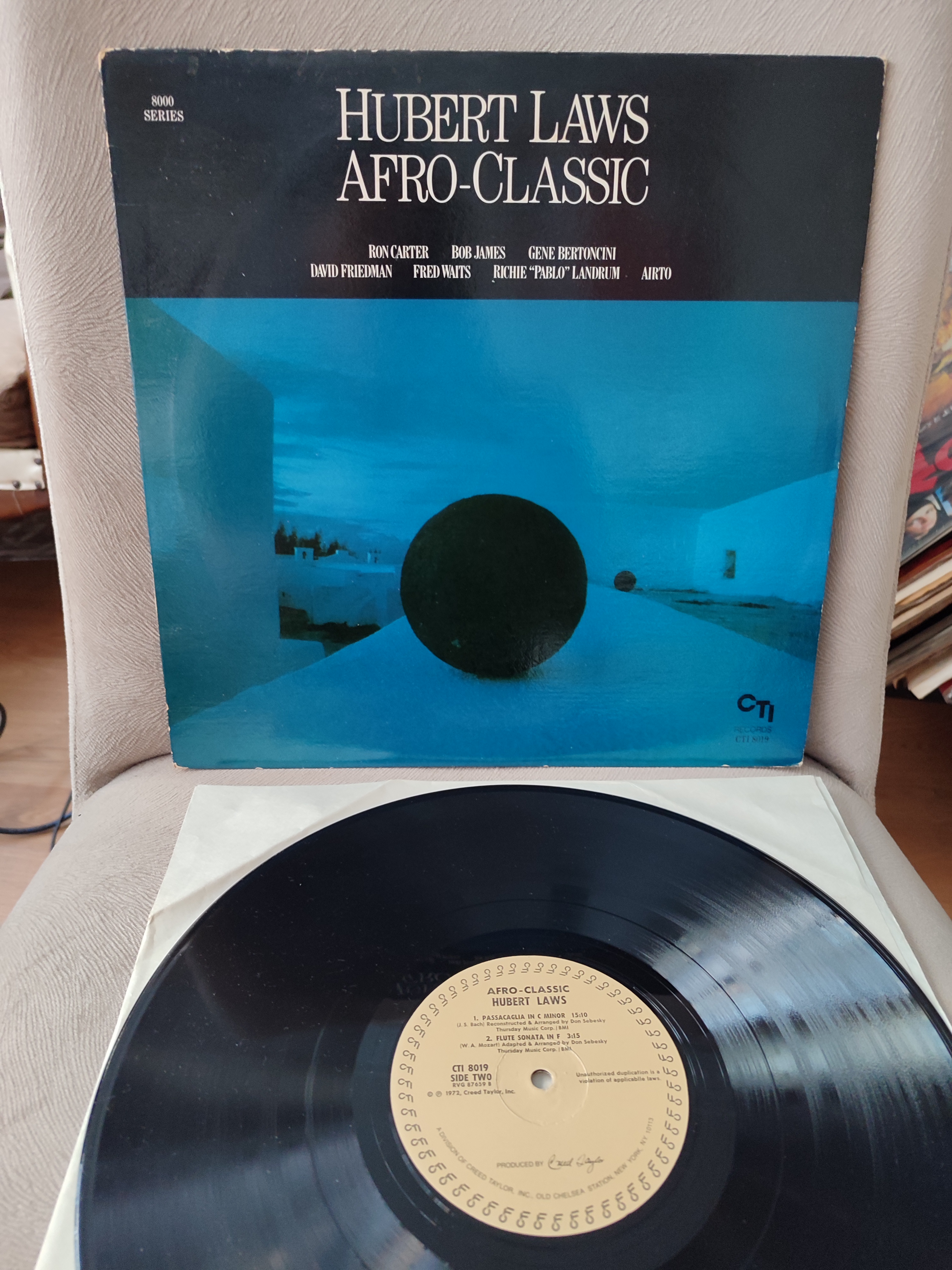 HUBERT LAWS - Afro-Classic - 1982 USA Basım Albüm - 33lük LP Plak 2. EL