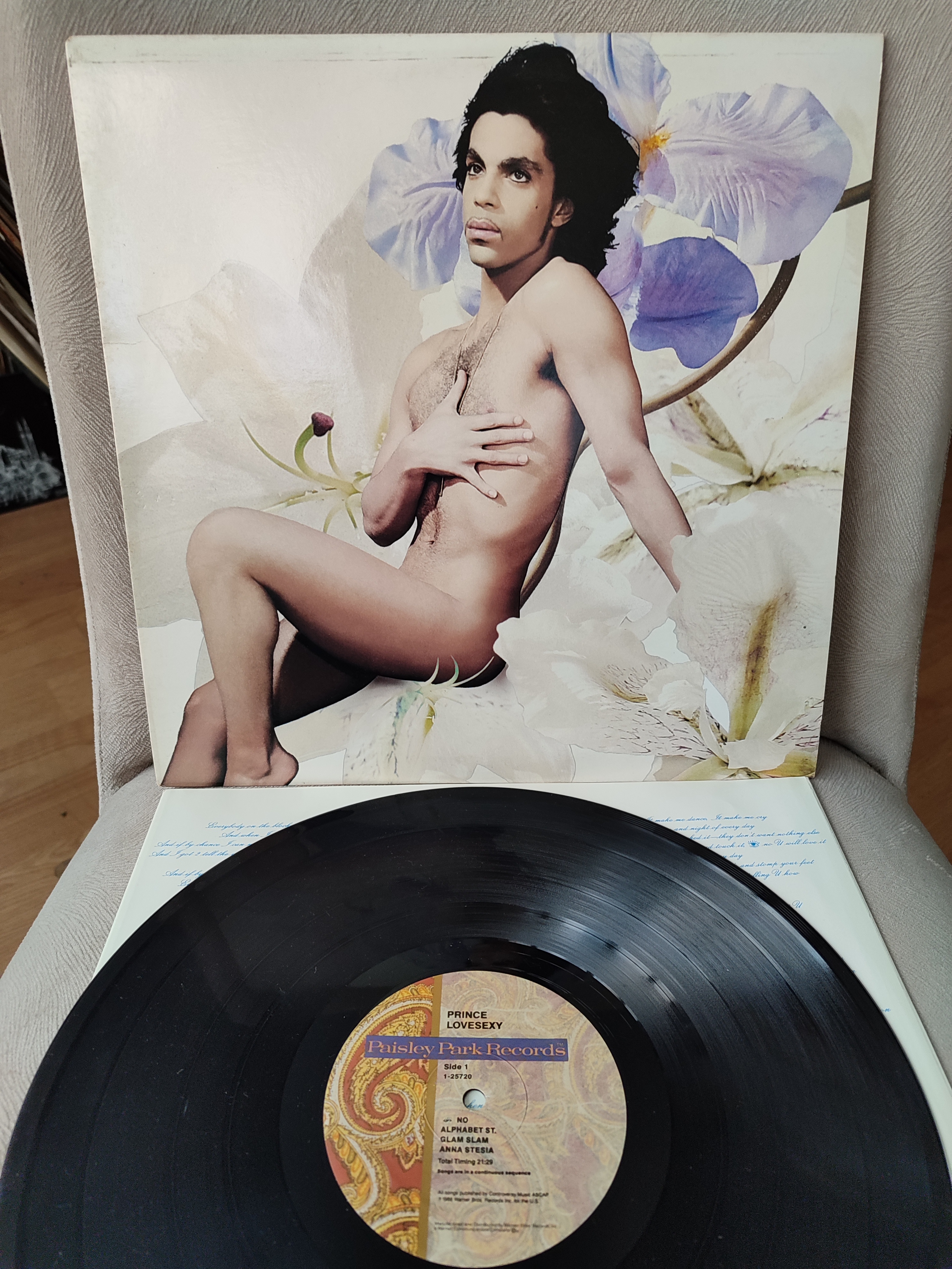 PRINCE  - Lovesexy - 1988 USA Basım Albüm - 33lük LP Plak 2. el