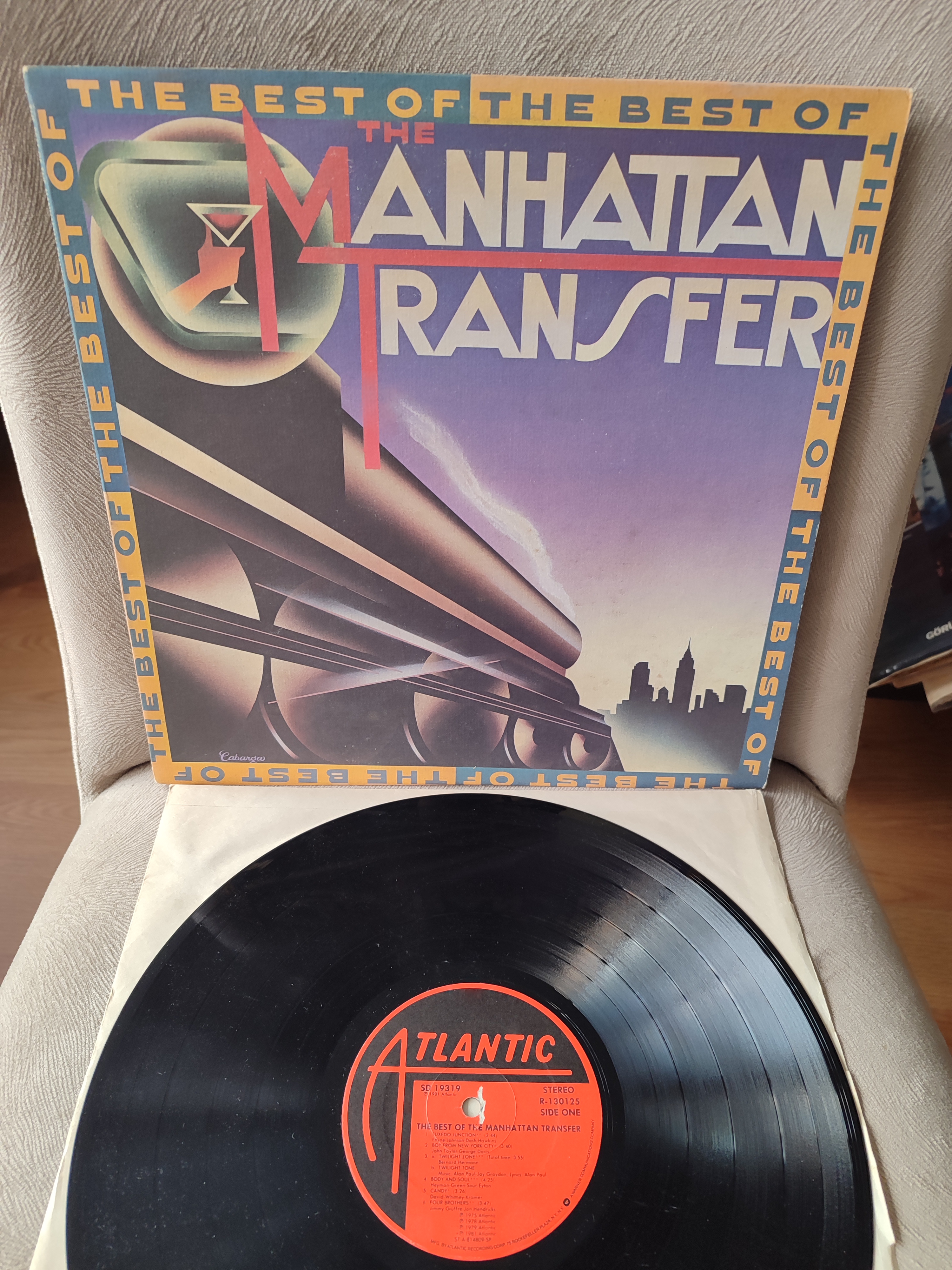 The Best of MANHATTAN TRANSFER  - 1981 USA Basım Albüm - 33lük LP Plak 2. el