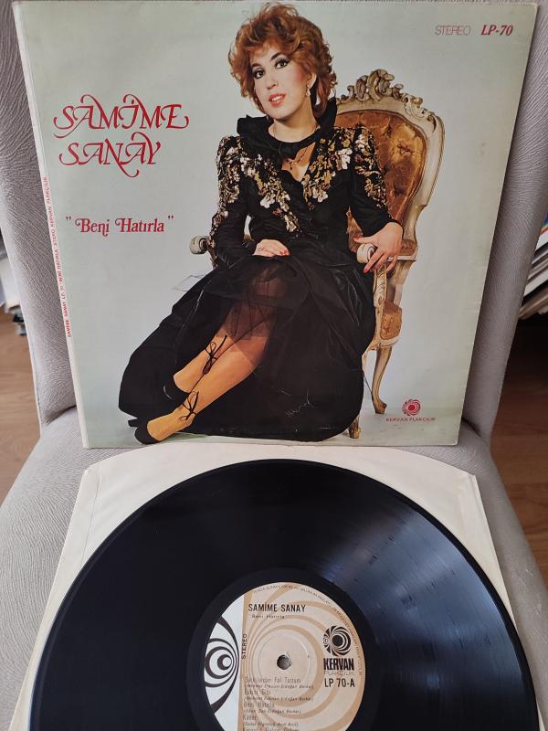 SAMİME SANAY - Beni Hatırla- 1983 Türkiye Basım Albüm  LP Plak - Dönem Basım 2. EL