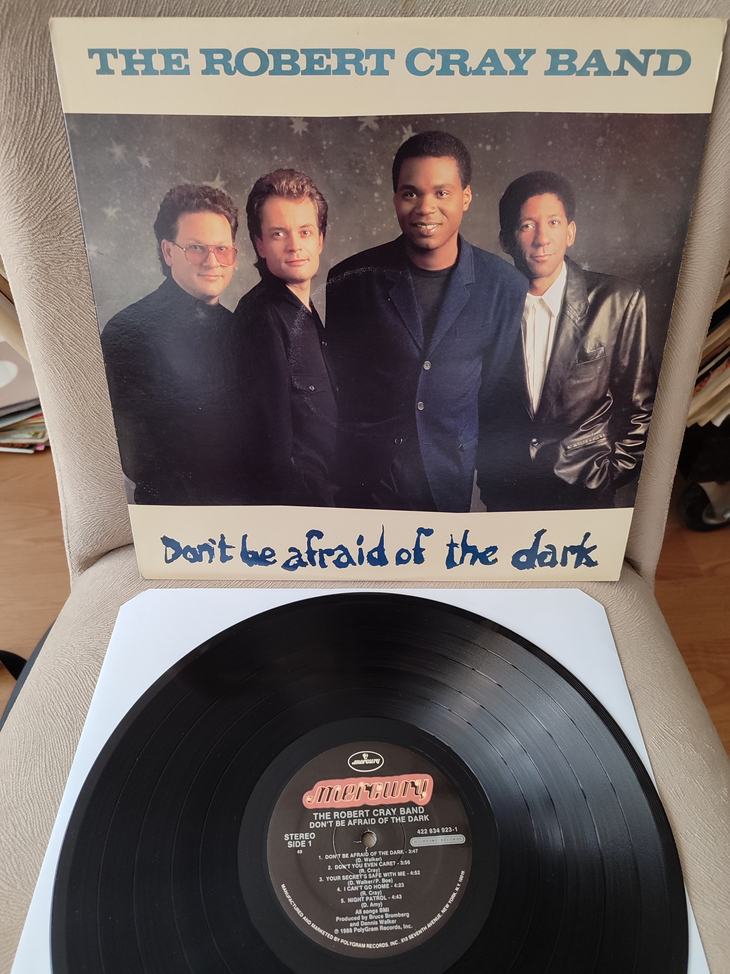 The Robert Cray Band ‎– Don’t Be Afraid Of The Dark - 1988 USA Basım Albüm  LP Plak - Blues 2. EL