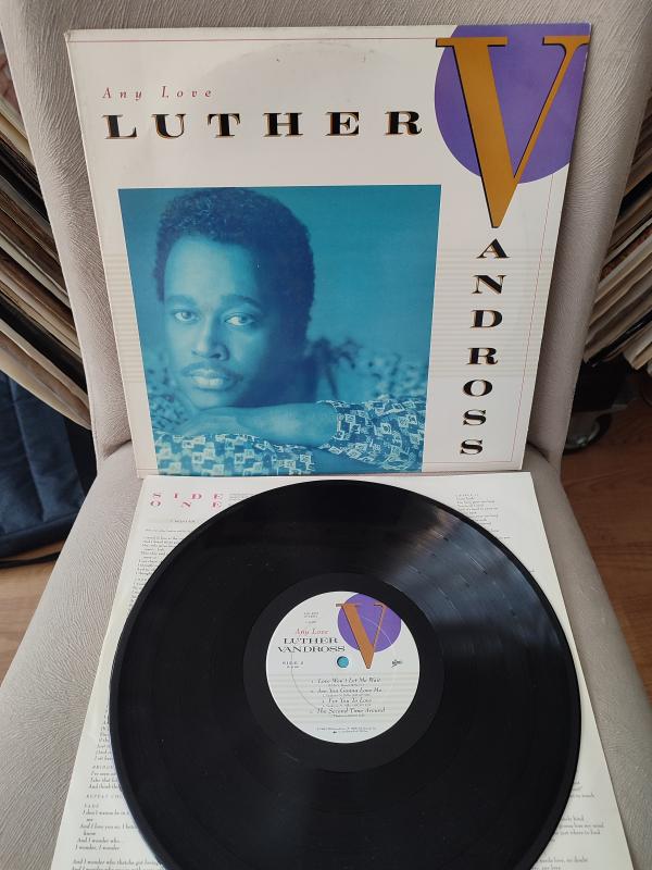 Luther Vandross – Any Love - 1988 USA Basım Albüm LP Plak - Funk / Soul - 2. el