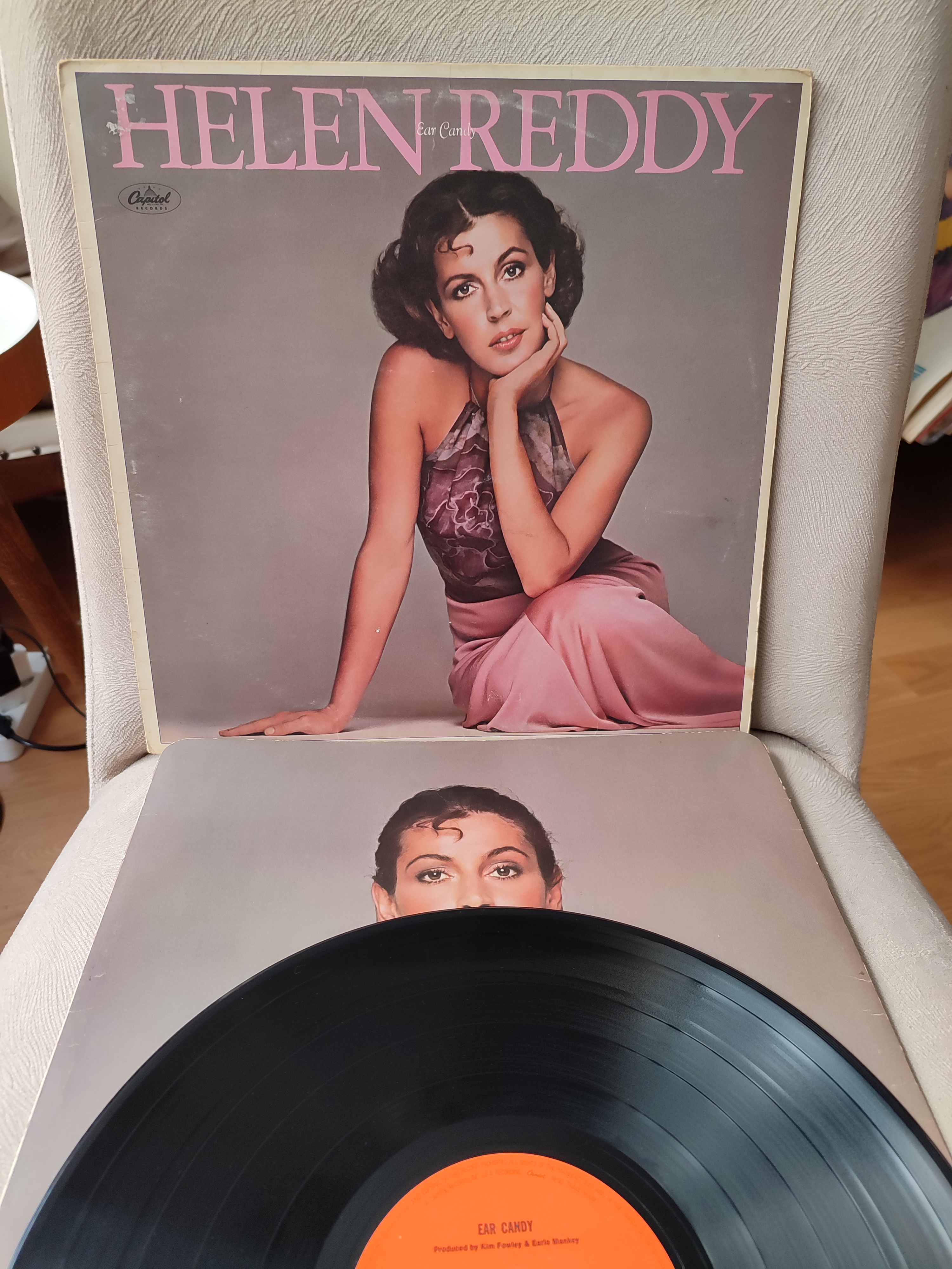 HELEN REDDY  - Ear Candy - 1977 USA Basım Albüm LP Plak - Funk / Soul 2. EL