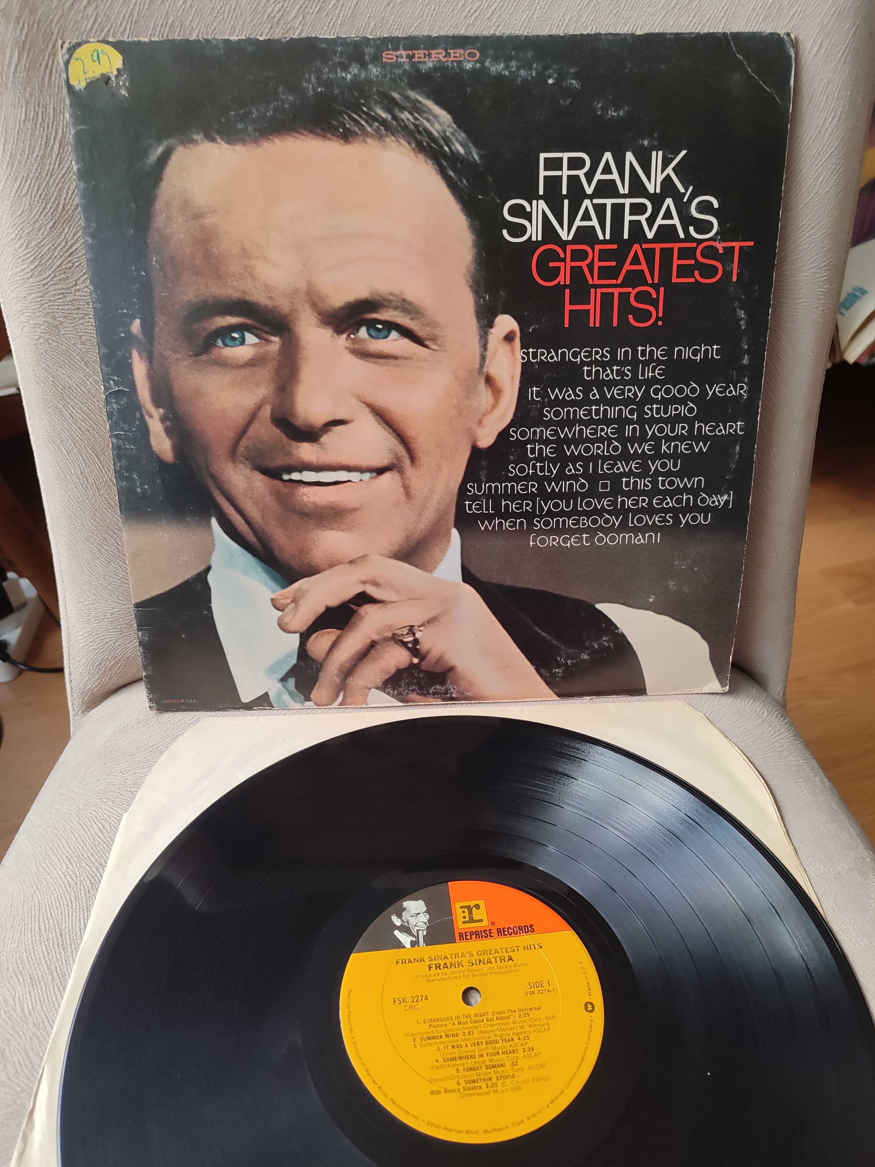 FRANK SINATRA’s Greatest Hits  - 1978 USA Basım Albüm LP Plak - 2. el
