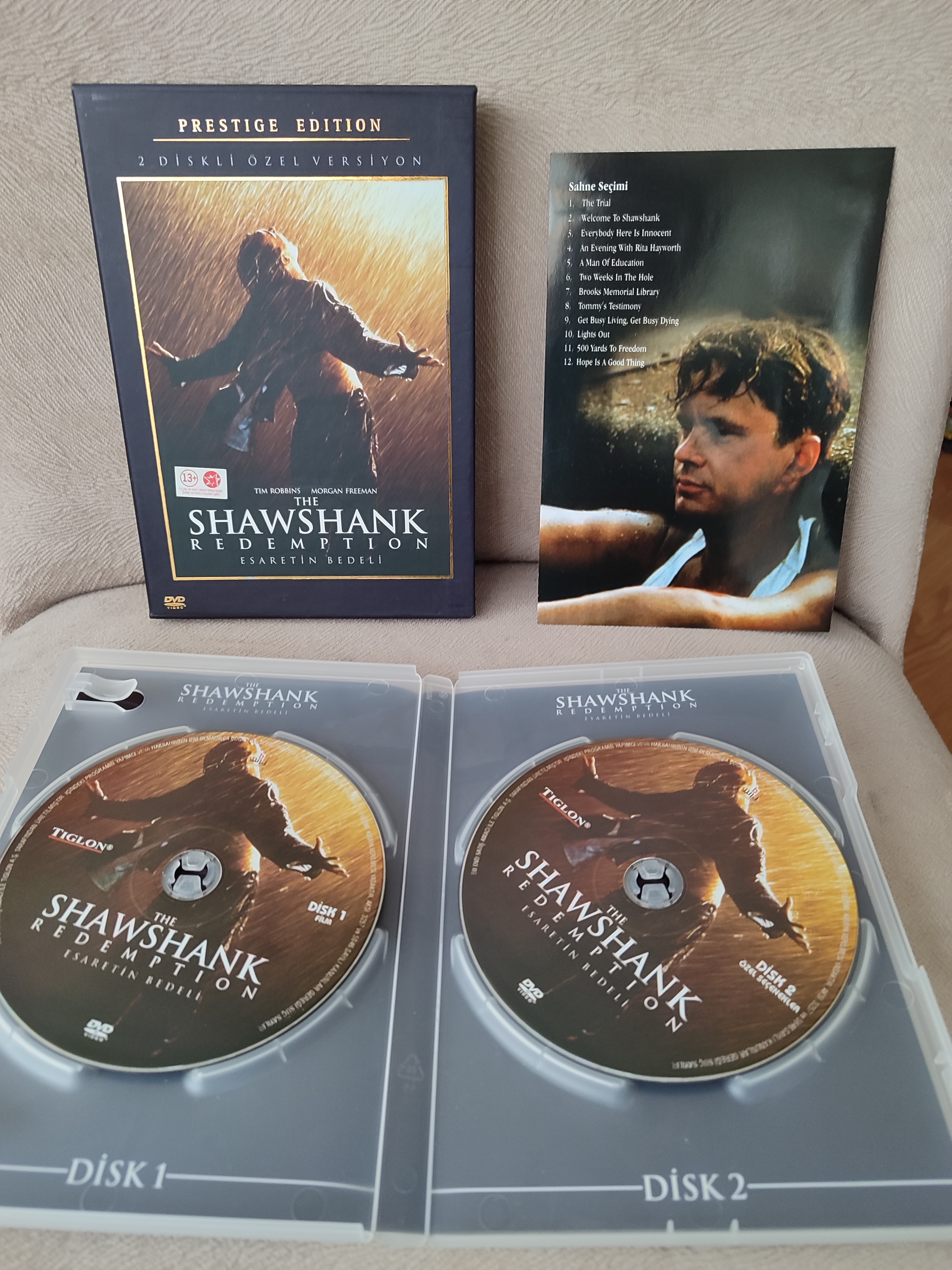 THE SHAWSHANK REDEMPTION -2 Diskli Özel Versiyon / Prestige Edition - DVD Film - 2. EL