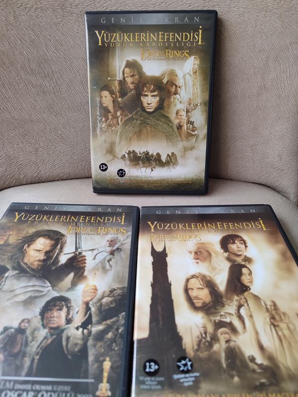 YÜZÜKLERİN EFENDİSİ / The Lord of The Rings - Yüzük Kardeşliği / İki Kule / Kralın Dönüşü 3 DVD Set