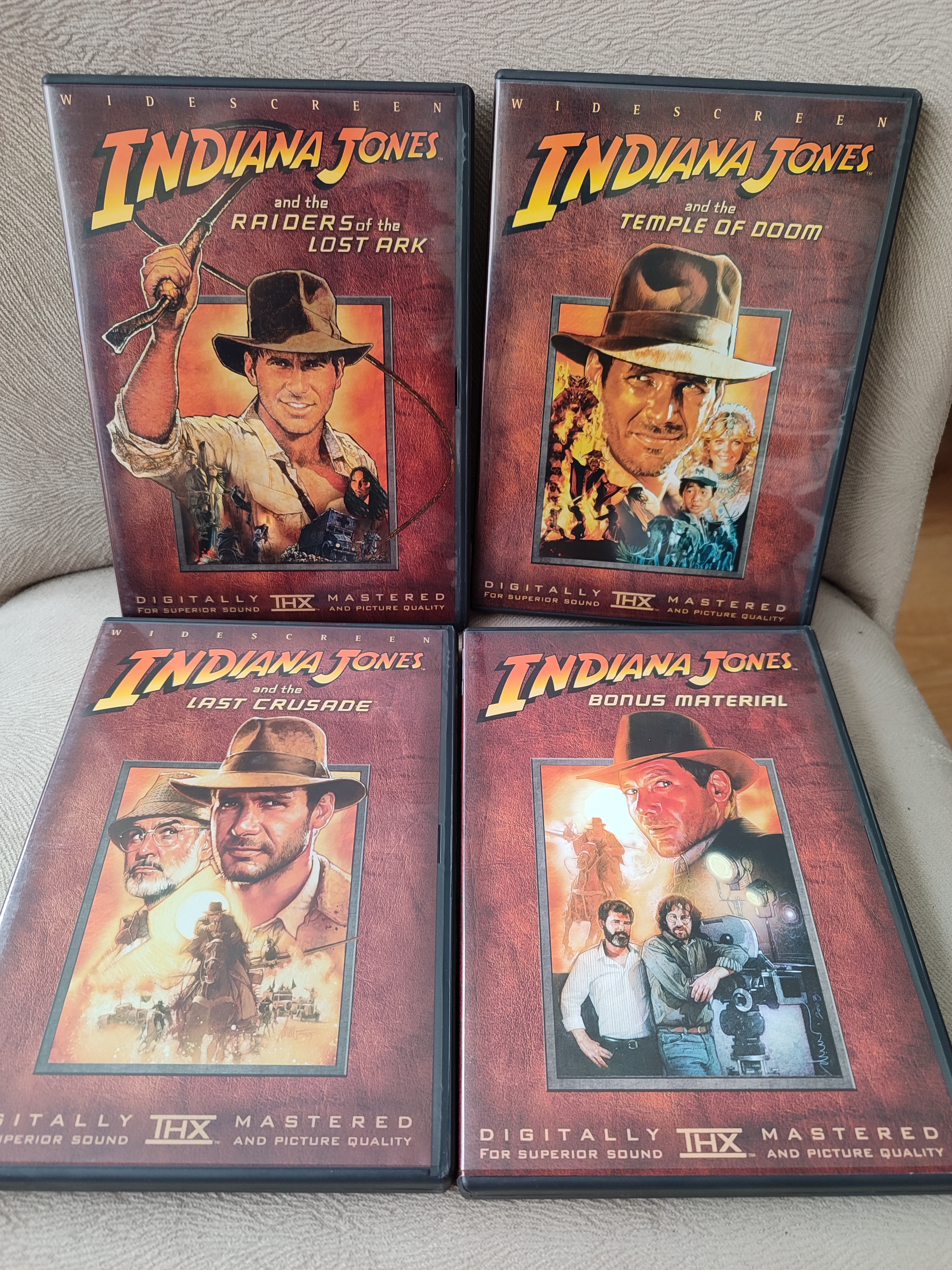 INDIANA JONES - The Complete DVD Movie Collection - 4 DVDlik Set - Özel Kutusunda 2. el