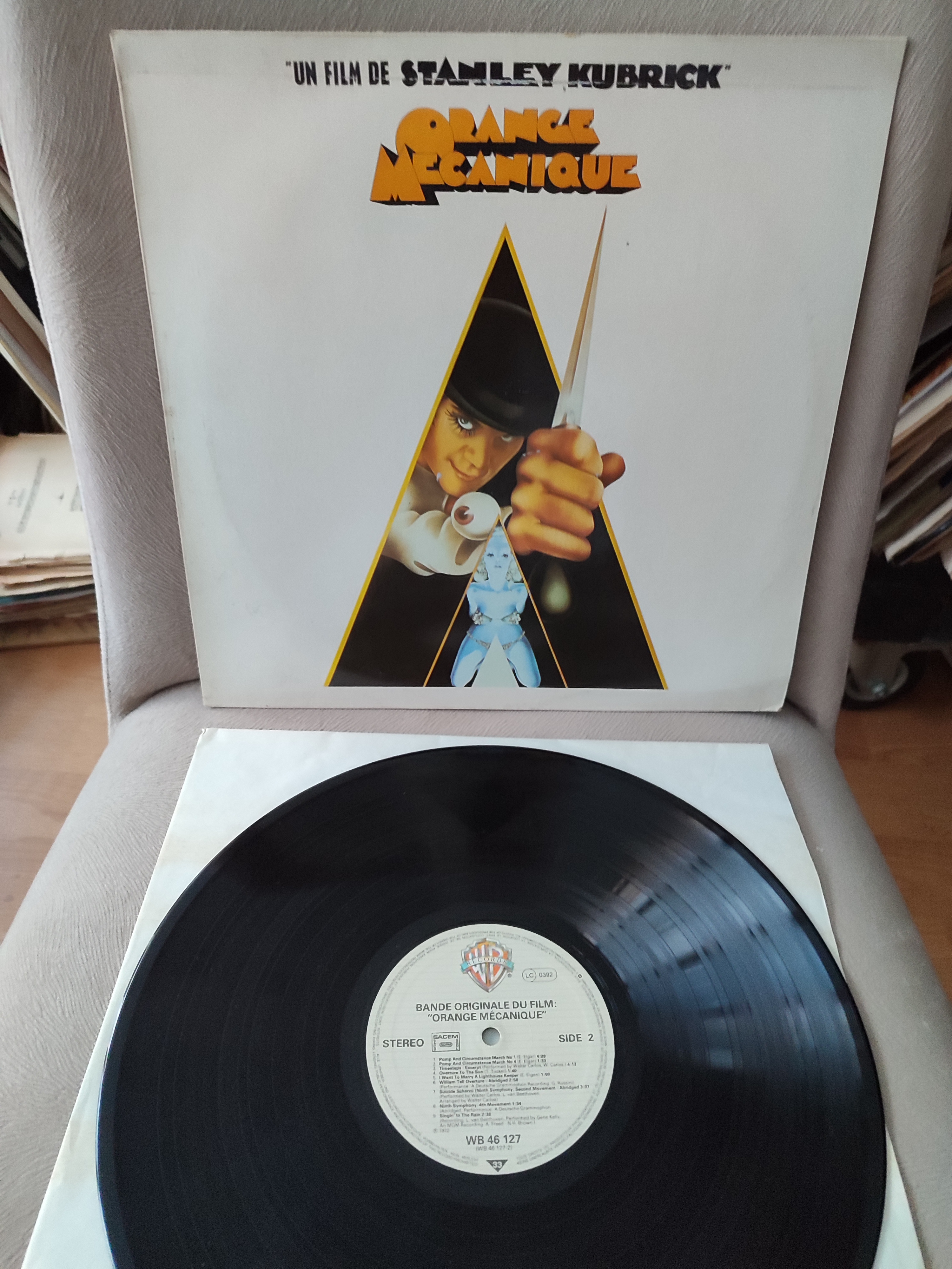 ORANGE MECANIQUE / Otomatik Portakal - 1972 Fransa Basım - Soundtrack LP Plak 2. el