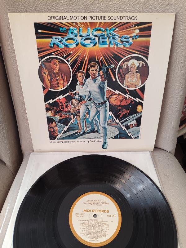 BUCK ROGERS IN THE 25th CENTURY - Soundtrack - 1979 USA Basım - 33 lük LP Plak Albüm 2. EL