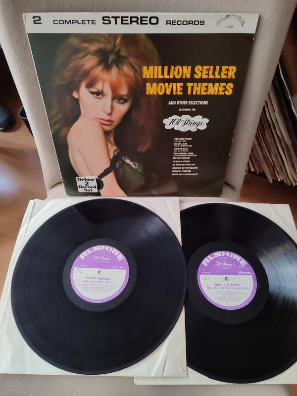 Million Seller Movie Themes & Other Selections 1974 USA Basım Double LP Plak Albüm 2. el