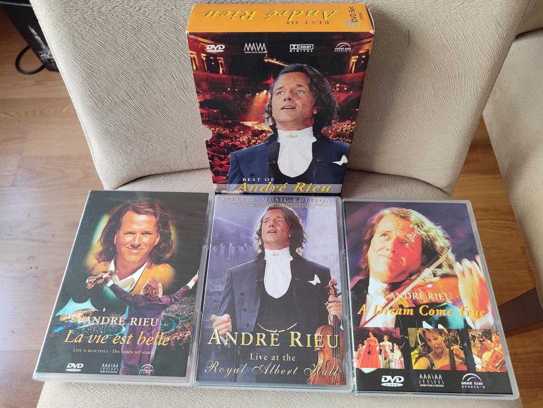 BEST OF ANDRE RIEU 3 DVD SET ÖZEL KUTULU THE ROYAL ALBERT HALL/LA VIE EST BELLE/A DREAM COME TRUE