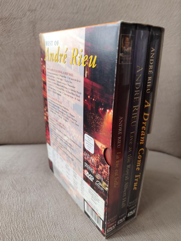 BEST OF ANDRE RIEU 3 DVD SET ÖZEL KUTULU THE ROYAL ALBERT HALL/LA VIE EST BELLE/A DREAM COME TRUE