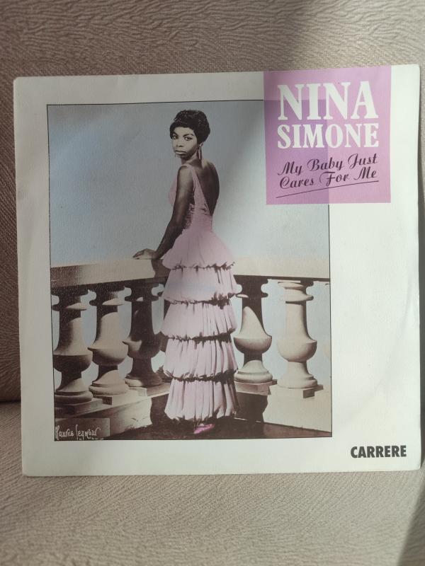 NINA SIMONE - MY BABY JUST CARES FOR ME - 1982 FRANSA  BASIM 45 LİK PLAK 2.EL