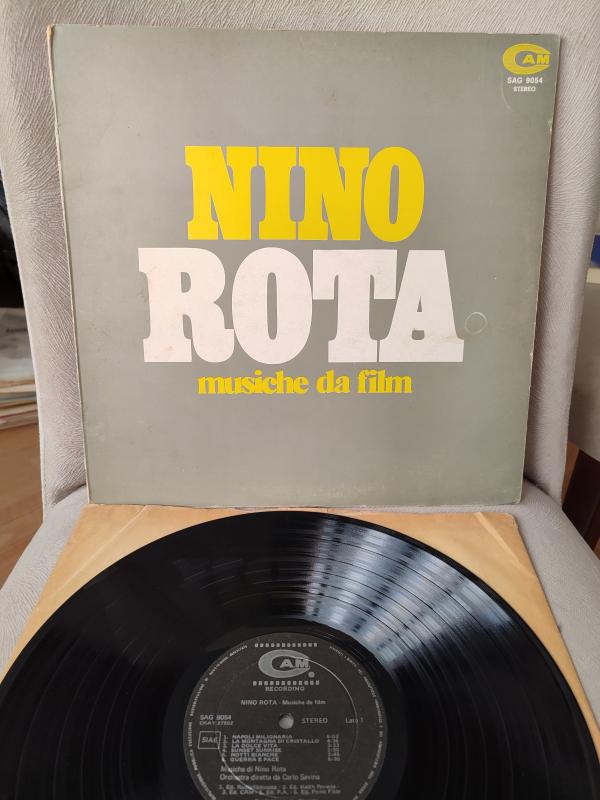 NINO ROTA FİLM MÜZİKLERİ - 1974 İtalya Basım 33 lük LP Plak - Baba/Godfather Bu albümde