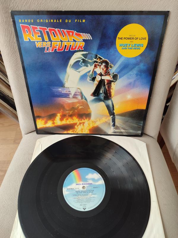 RETOUR VERS LE FUTUR / GELECEĞE DÖNÜŞ Nadir 1985 Fransa Basım Soundtrack LP Albüm 33 lük Plak 2.el