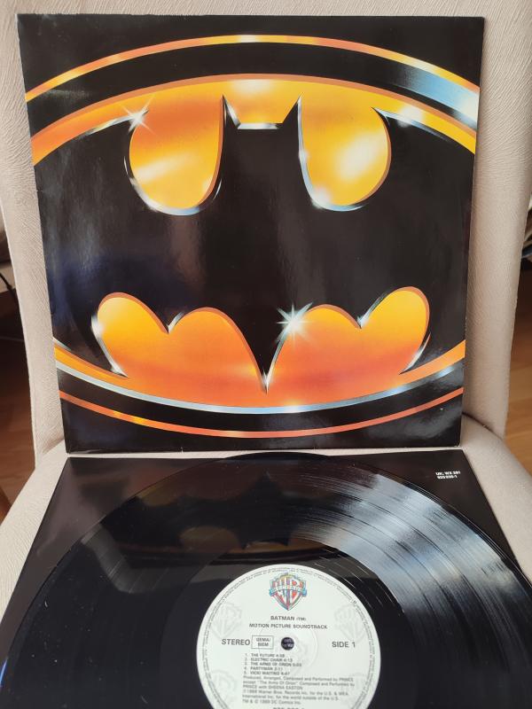 BATMAN - Soundtrack Albüm - 1989 UK & Europe Basım Plak - 33lük 2.el