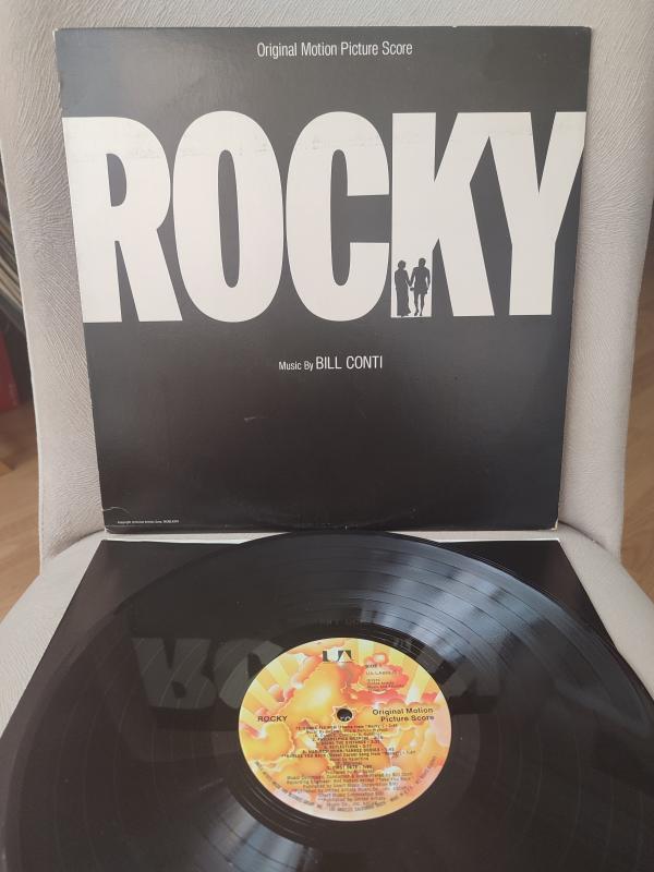 ROCKY - Soundtrack / Bill Conti - 1976 USA Basım - 33 lük LP Plak Albüm