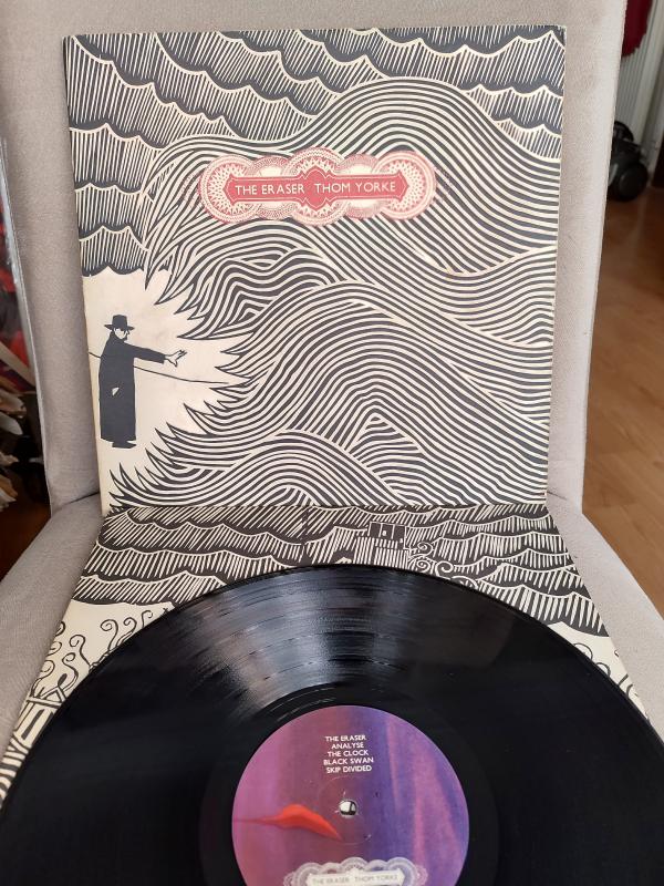 THOM YORKE - The Eraser - 2006 İngiltere Basım LP Plak Albüm 2.el