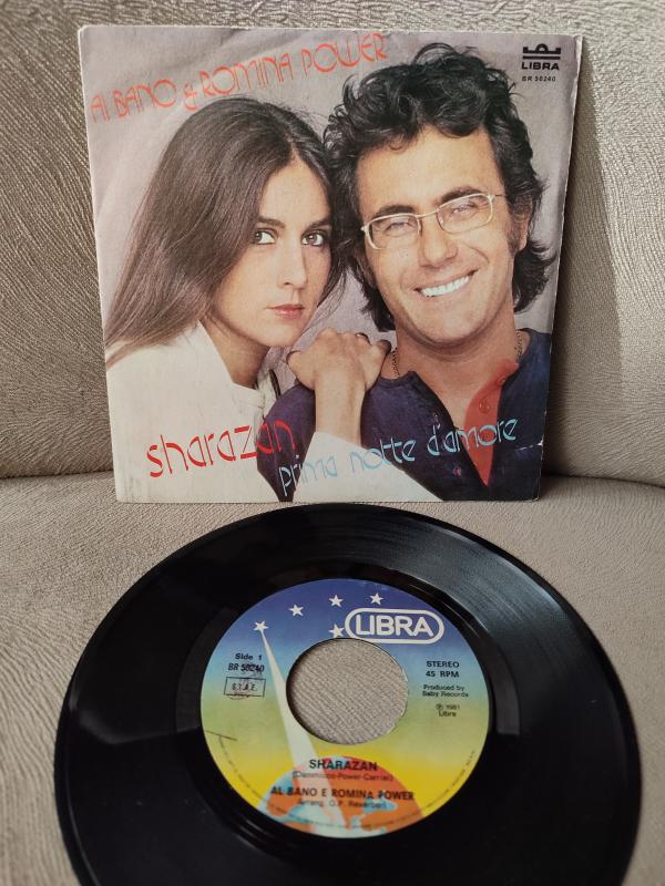 AL BANO & ROMINA POWER - Sharazan - 1981 İtalya Basım 45lik Plak 2.el