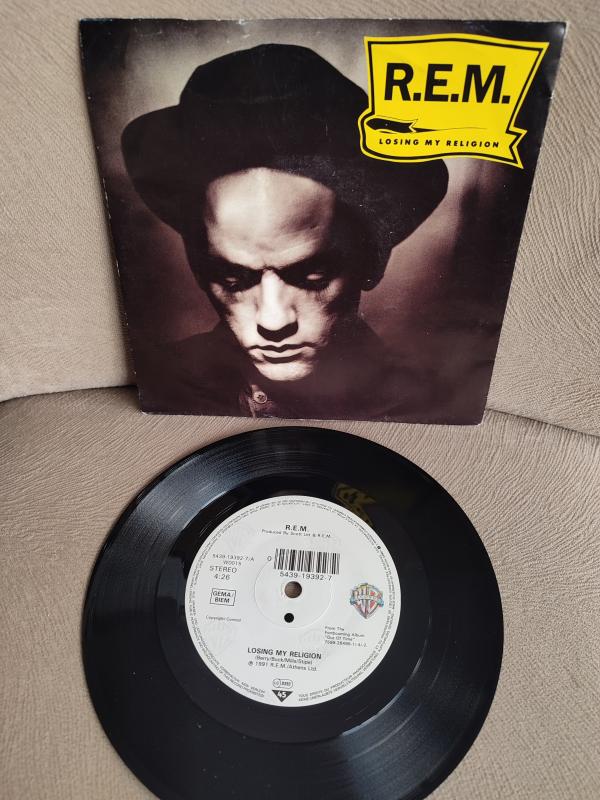 R.E.M. - Loosing My Religion - 1991 Fransa Basım Nadir 45lik Plak 2.EL