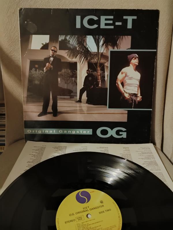 ICE-T - O.G. Original Gangster - 1991 Almanya Basım  33 lük Plak / 2.el - Gangsta Hip Hop