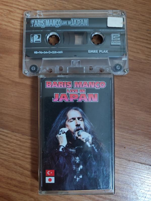 BARIŞ MANÇO - Live in Japan - 1996 Türkiye Basım Kaset Albüm 2.el