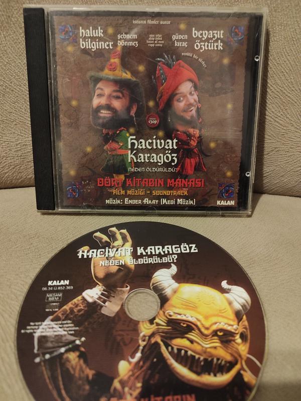 Hacivat Karagöz Neden Öldürüldü /Dört Kitabın Manası - Film Müziği 2006 Türkiye Basım CD Albüm 2.el