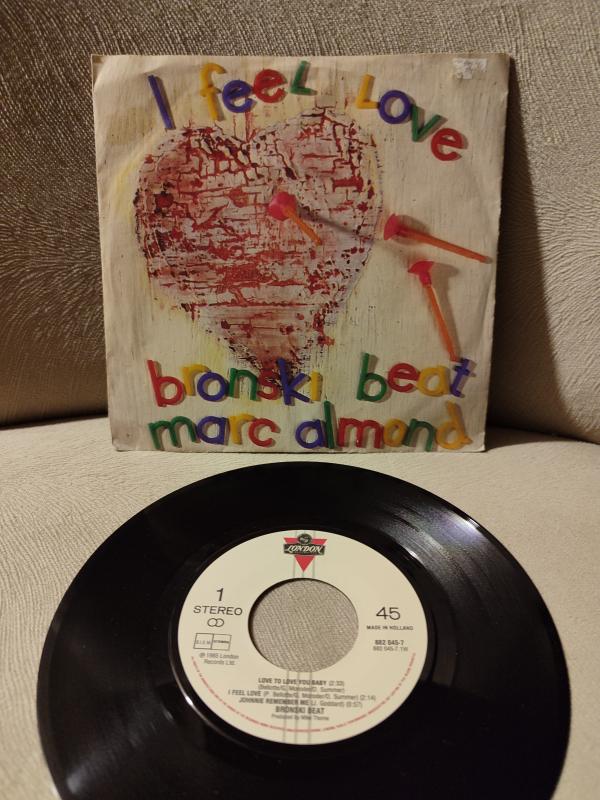 BRONSKI BEAT - I Feel Love - 1985 Hollanda Basım 45 lik Plak 2.el