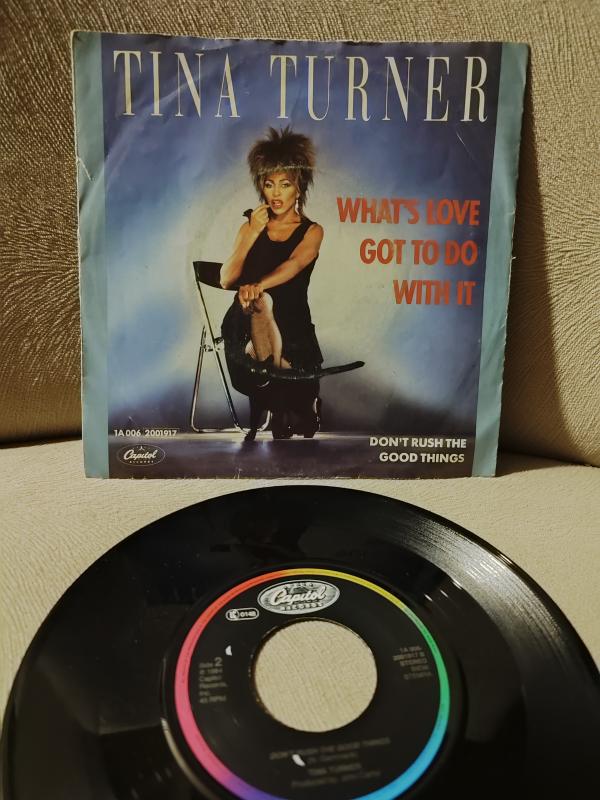 TINA TURNER - What’s Love Got To Do With It - 1984 Hollanda Basım 45lik Plak 2.el