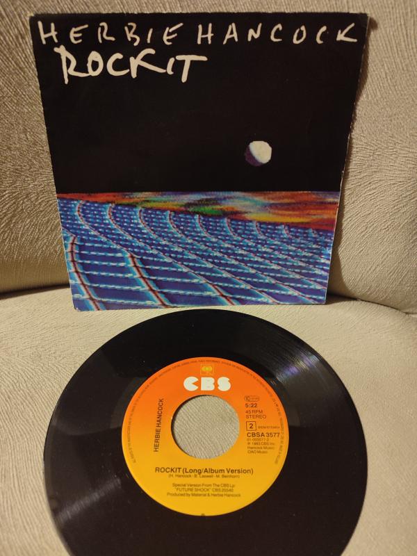HERBIE HANCOCK - Rockit - 1983 Hollanda Basım 45lik Plak 2.el