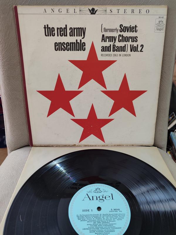THE RED ARMY ENSEMBLE / KIZIL ORDU KOROSU - 1963 USA Basım LP Albüm Plak / Kalinka Bu Albümde 2.el