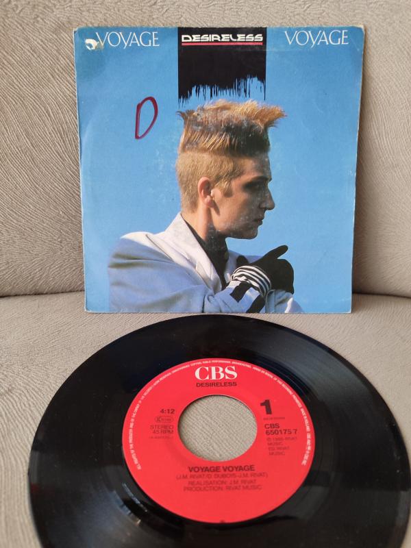 Desireless – Voyage Voyage  - 1986  Hollanda Basım 45 lik Plak 2.el