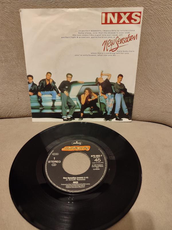 INXS - New Sensation - 1987 Hollanda Basım 45lik Plak 2.el