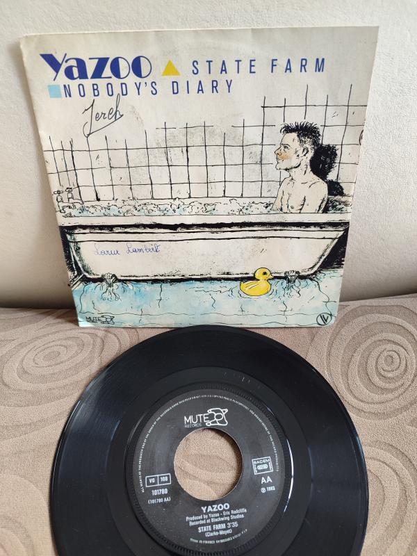 YAZOO - Nobody’s Diary -  1983 Fransa Basım 45lik Plak 2.el