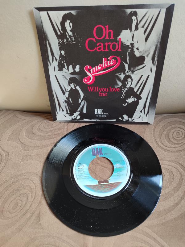 SMOKIE - Oh Carol / Will You Love Me - 1978 Hollanda Basım 45lik Plak 2.EL