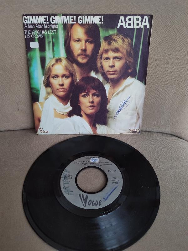 ABBA – Gimme! Gimme! Gimme! (A Man After Midnight) - 1979 Fransa Basım 45 lik Plak 2.el