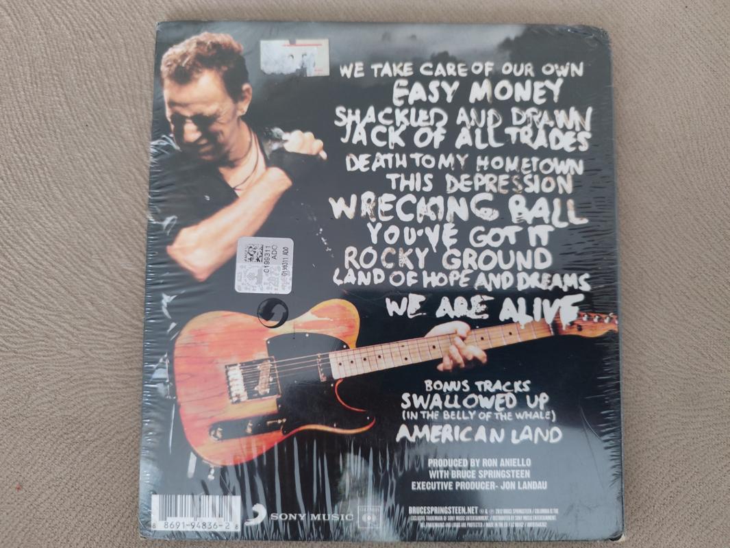 BRUCE SPRINGSTEEN - Wrecking Ball - 2012 EU Basım CD Albüm - açılmamış Ambalajında