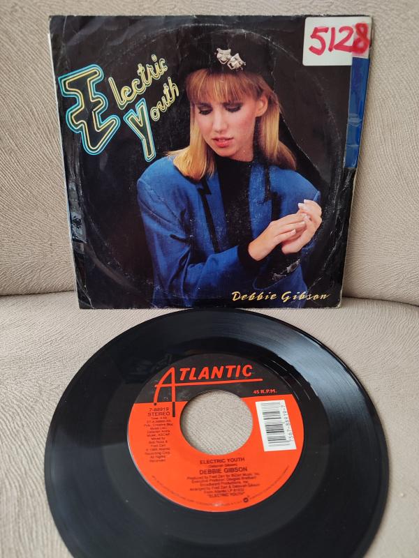 DEBBIE GIBSON - Electric Youth - 1989 USA Basım 45 LİK PLAK 2.el