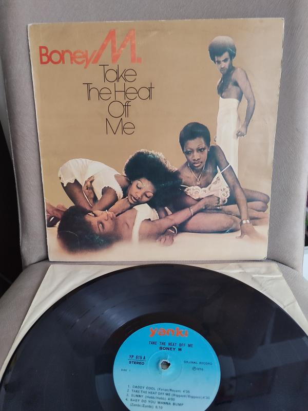 BONEY M. - Take The Heat Off Me - 1976 Türkiye Basım LP Albüm Plak 2.el