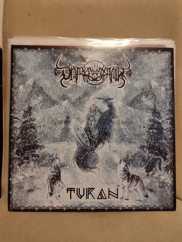 DARKESTRAH – Turan - 2016 Fransa Basım 33 lük LP Plak - Limited Edition - Black Metal - Temiz 2. el