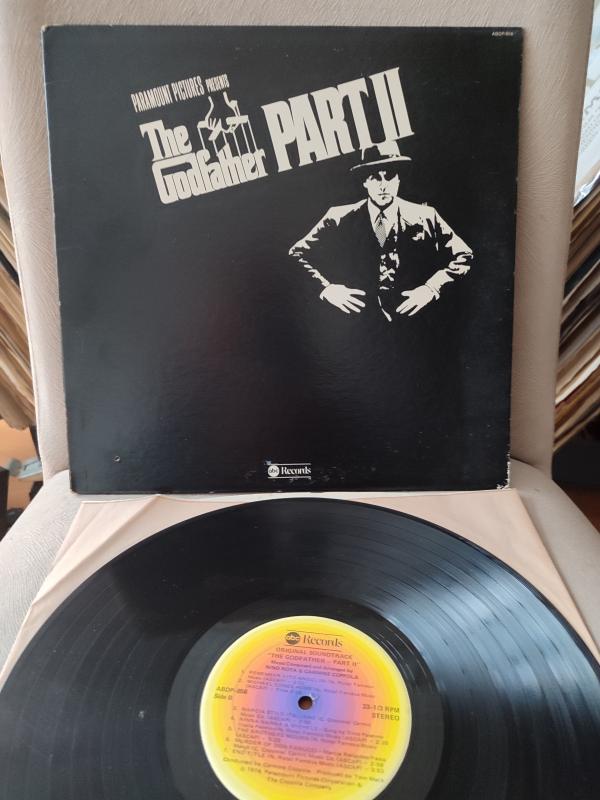 The Godfather Part II - Baba 2 Filmi Soundtrack - 1974 USA Basım LP Albüm Plak 2. el