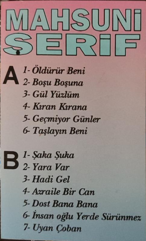 MAHSUNİ ŞERİF - Geçmiyor Günler  - 1995 Türkiye Basım Kaset 2.EL
