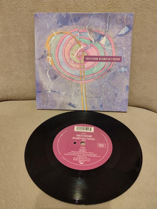 TANITA TIKARAM - We Almost Got it Together / Love Story - 1990 Almanya Basım 45lik Plak 2.EL