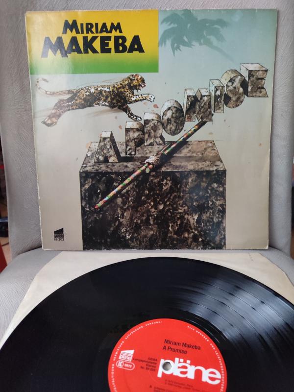 MIRIAM MAKEBA - A Promise - 1980 Almanya Basım Albüm - LP Plak 2.EL
