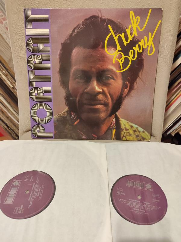CHUCK BERRY - Portrait - 1976 Almanya Basım - Double LP Plak Albüm 2.EL