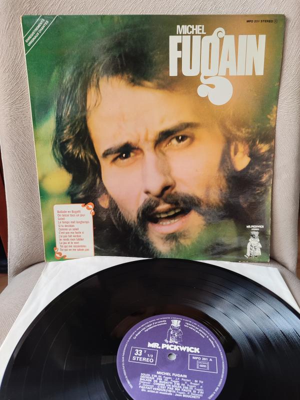 Michel Fugain – Michel Fugain - 1974 İngiltere Basım LP Plak Albüm-2.EL