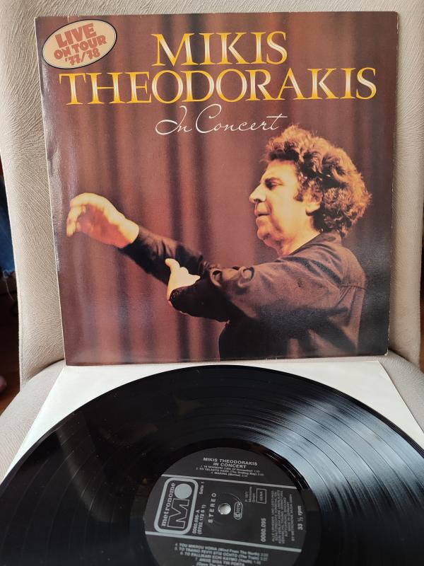 MIKIS THEODORAKIS - In Concert / Live On Tour 77-78 - 1977 Almanya Basım LP Plak Albüm 2.EL
