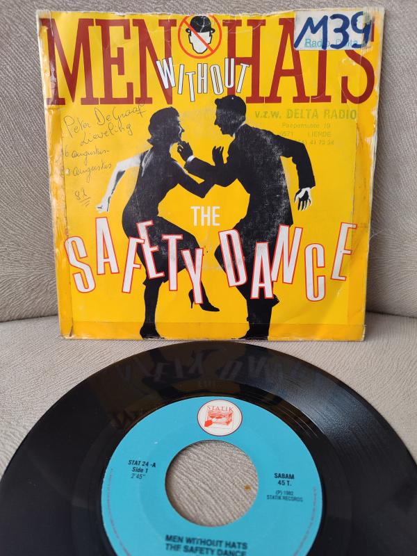 MEN WITHOUT HATS - Safety Dance - 1982 Basım 45 LİK PLAK 2.el